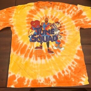 Nike Orange Tie-Dye T-Shirt